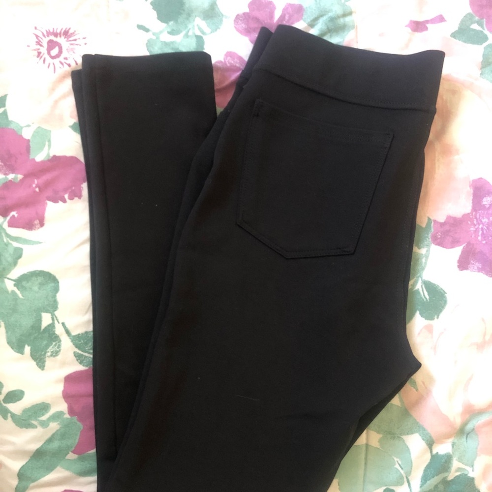 DKNY Black Pull On Pants/ Leggings